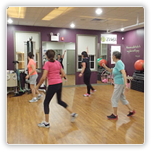  Zumba class in action 