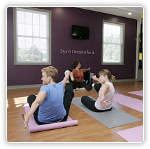  Relax in our Yoga class. 