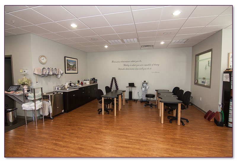  Welcome to our relaxing atmosphere, at the Institute for Hand and Upper Extremity Rehabilitation  